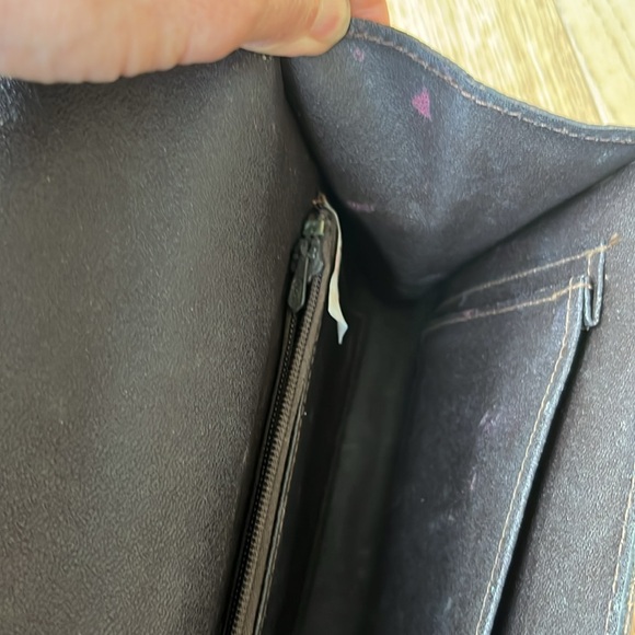 Vintage Jean Krieger Genuine Alligator Leather Flap Clutch Purse - Picture 7 of 7